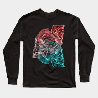 SKULL TRIO Long Sleeve T-Shirt